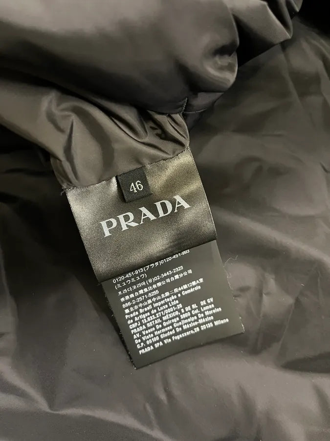 AW2020 Prada Reversible Black Nylon Jacket enofSal 12