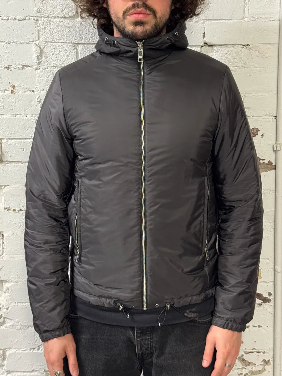 AW2020 Prada Reversible Black Nylon Jacket enofSal 3