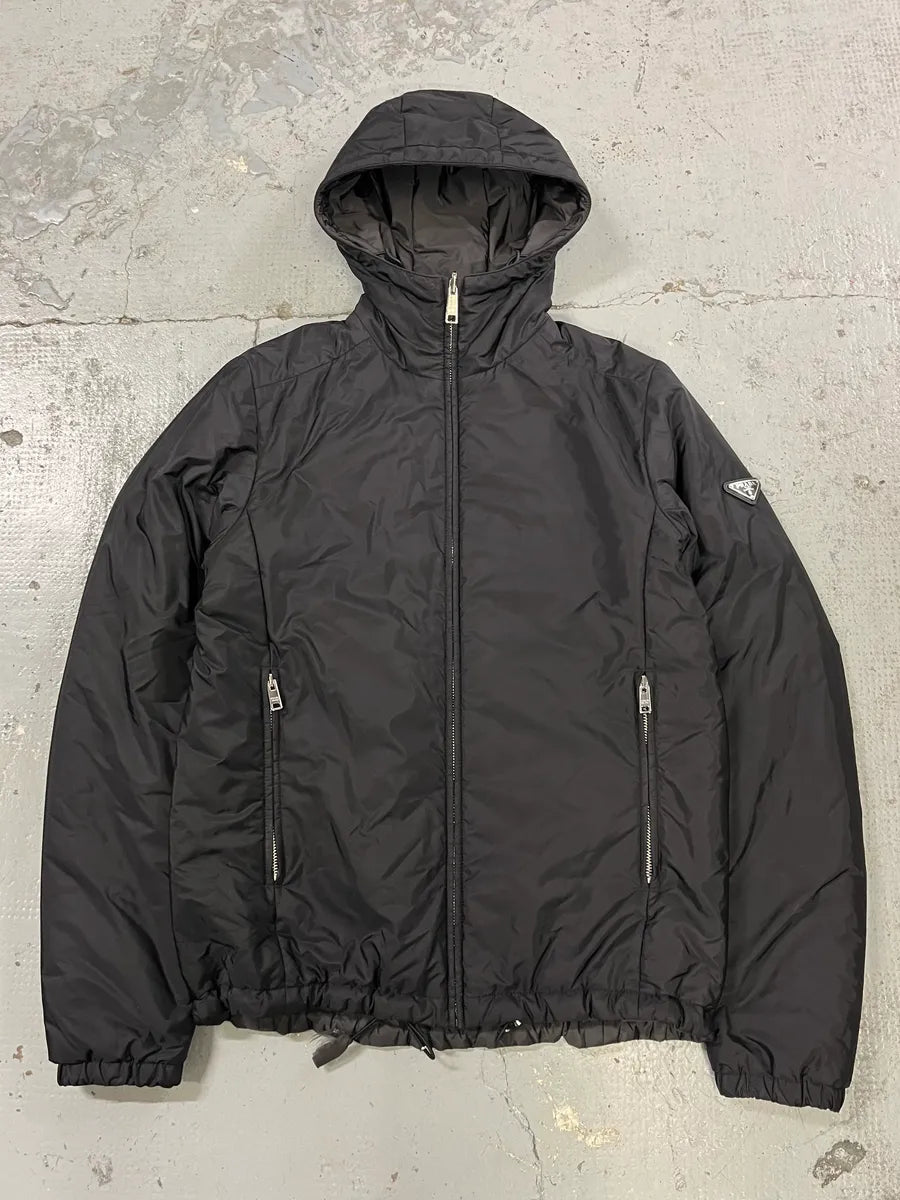 AW2020 Prada Reversible Black Nylon Jacket enofSal 5