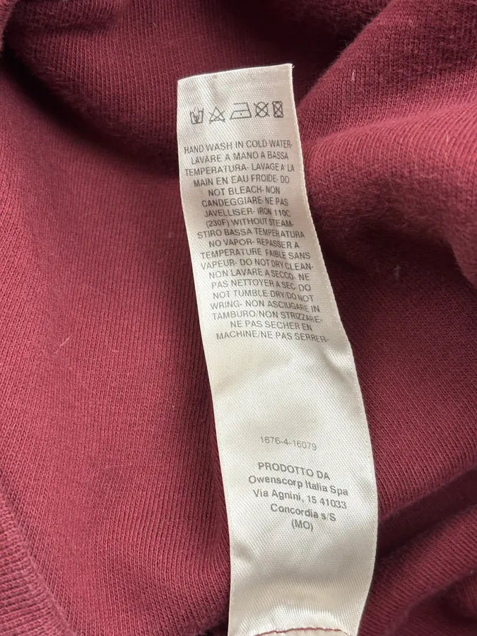 AW2020 Rick Owens Bordeaux Fleece Reverse Hoodie AAVkjKN 10