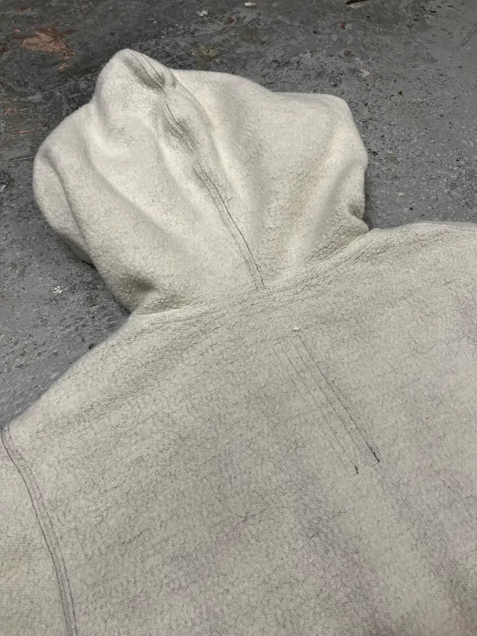 AW2020 Rick Owens Grey Zip-Up Sweater (M/L) ESVljSg 10