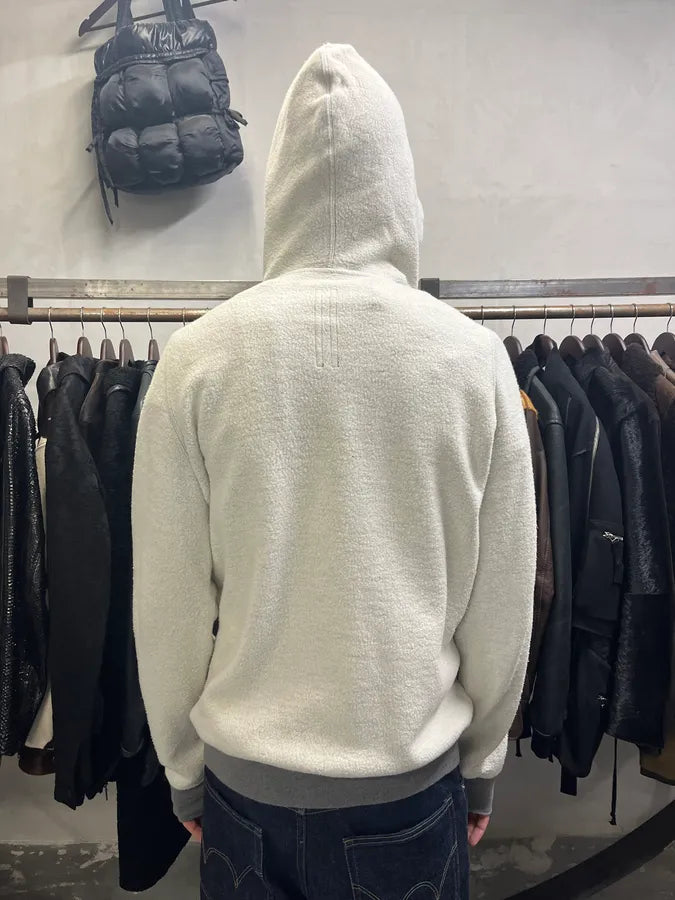 AW2020 Rick Owens Grey Zip-Up Sweater (M/L) ESVljSg 3