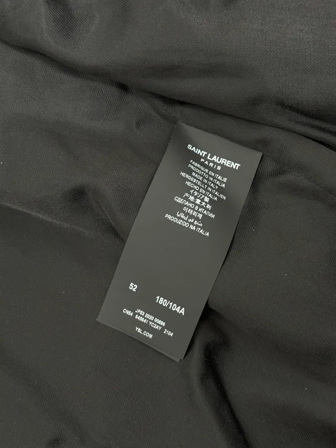 AW2020 Saint Laurent Brown Camel Suede Leather Trucker Jacket uVrrzhZ 9