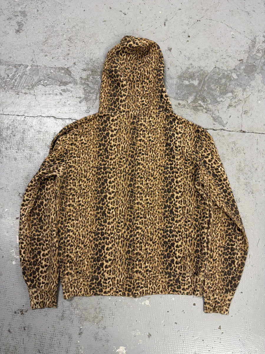 AW2020 Saint Laurent Leopard Zip-up Hoodie BBiKwUJ 3