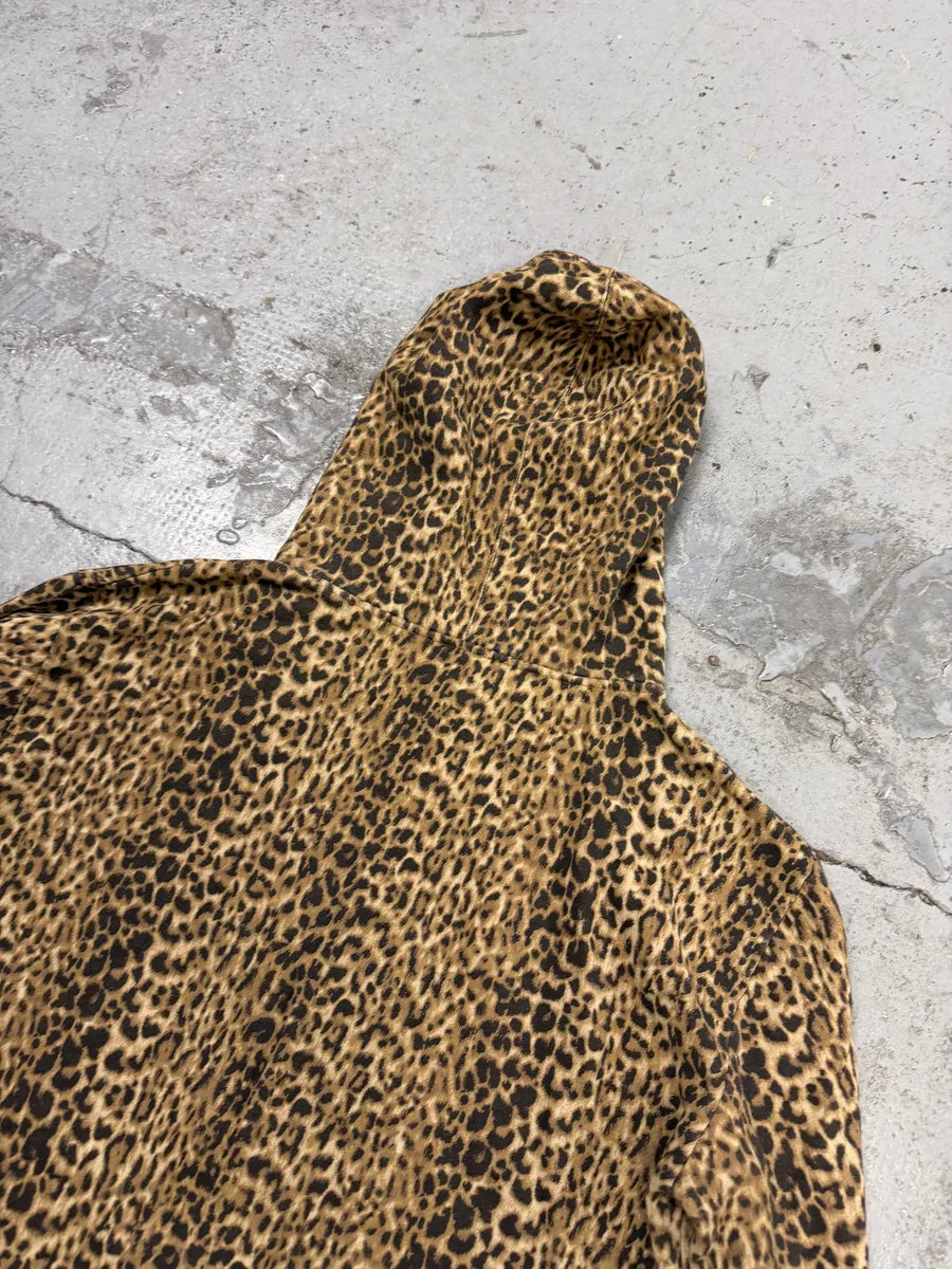 AW2020 Saint Laurent Leopard Zip-up Hoodie BBiKwUJ 6