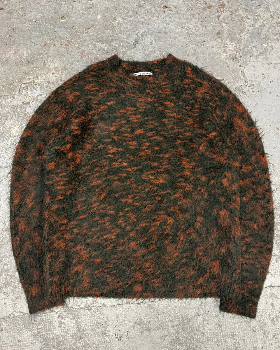 AW2021 Acne Studios Brushed Jacquard Mohair Crew Knit rNWvwye 0