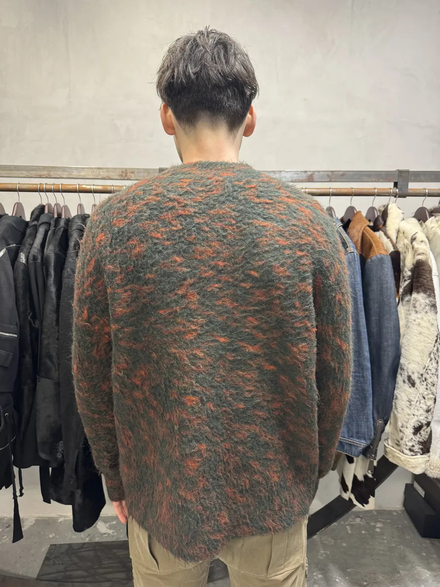 AW2021 Acne Studios Brushed Jacquard Mohair Crew Knit rNWvwye 3