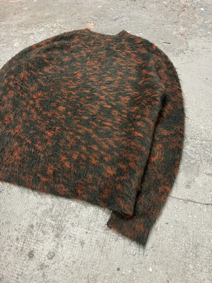 AW2021 Acne Studios Brushed Jacquard Mohair Crew Knit rNWvwye 4