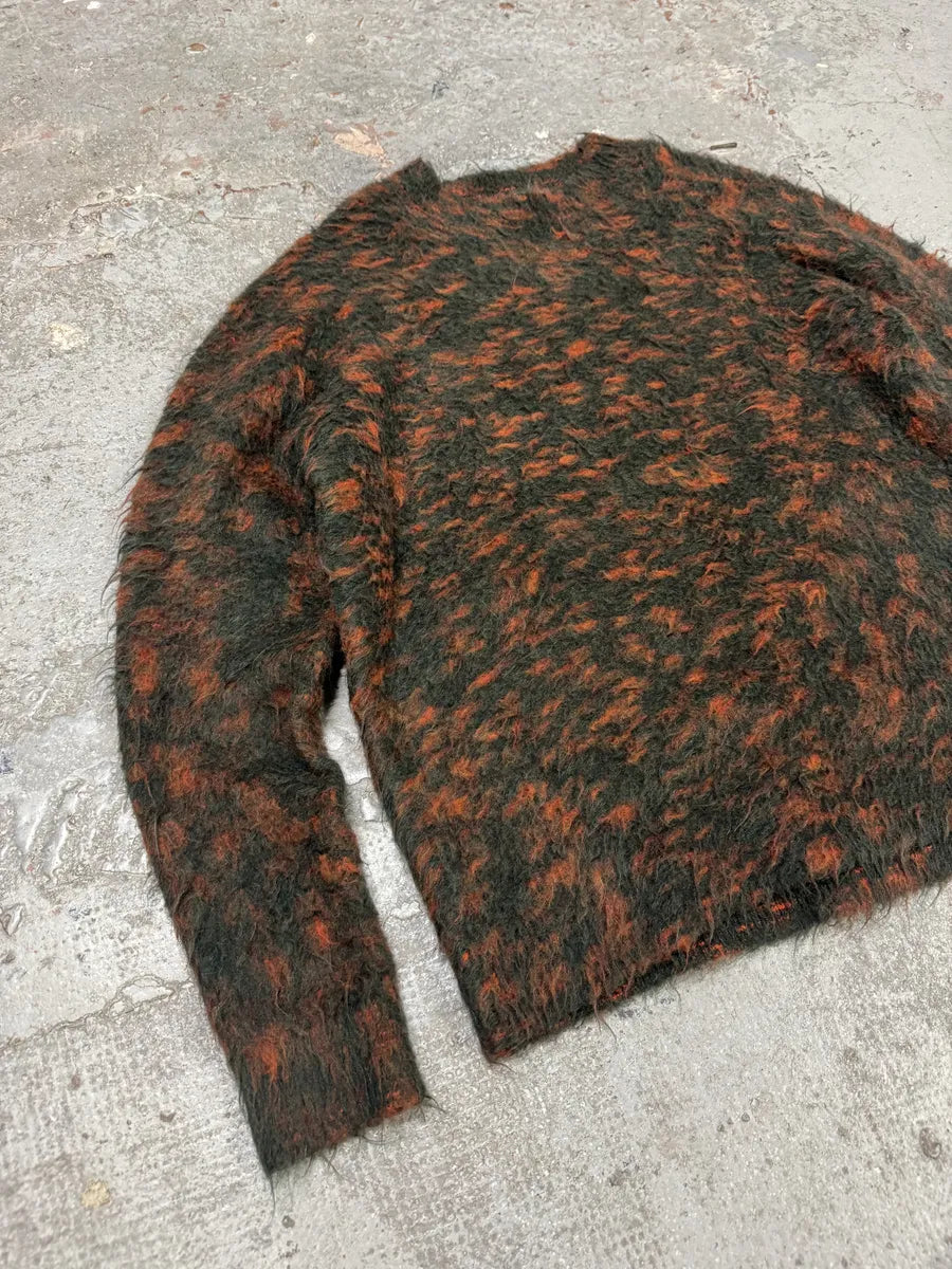 AW2021 Acne Studios Brushed Jacquard Mohair Crew Knit rNWvwye 5