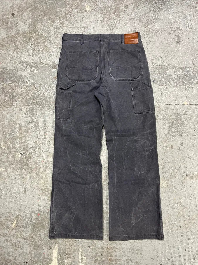 AW2021 Acne Studios Grey Stonewashed Carpenter Pants (M) 6