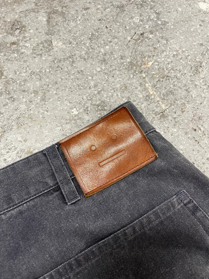AW2021 Acne Studios Grey Stonewashed Carpenter Pants (M) 7