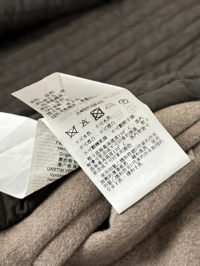 AW2021 Emporio Armani Classy Beige Wool Jacket fkmOQWF 11