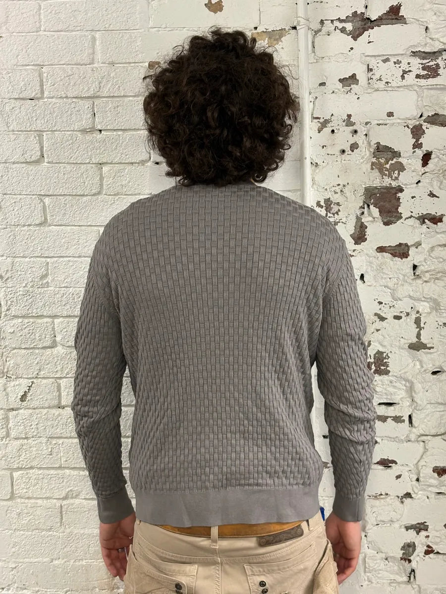 AW2021 Emporio Armani Woven Grey Sweat ZFAuIKA 1