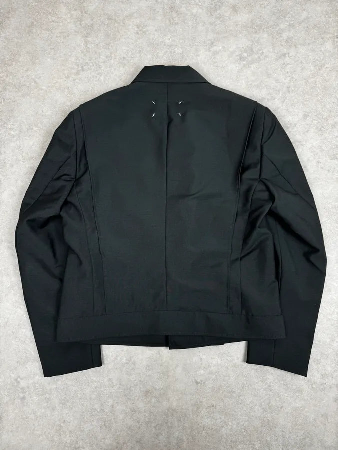 AW2021 Maison Margiela Black Suit Blazer Jacket OXGfZUv 3