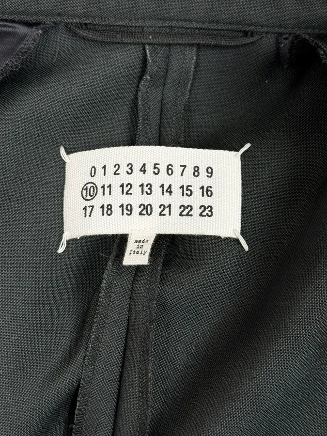 AW2021 Maison Margiela Black Suit Blazer Jacket OXGfZUv 10