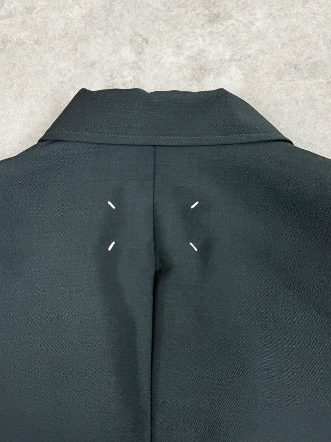 AW2021 Maison Margiela Black Suit Blazer Jacket OXGfZUv 8