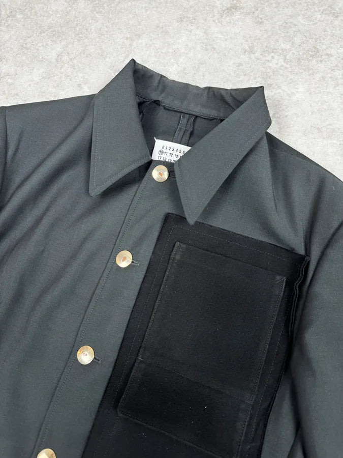 AW2021 Maison Margiela Black Suit Blazer Jacket OXGfZUv 2