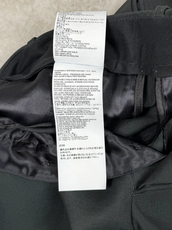 AW2021 Maison Margiela Black Suit Tailored Pants PiSoPZr 9