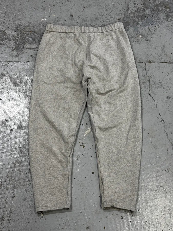 AW2021 Maison Margiela Grey Zip Jogger Pants XFEKbzD 4
