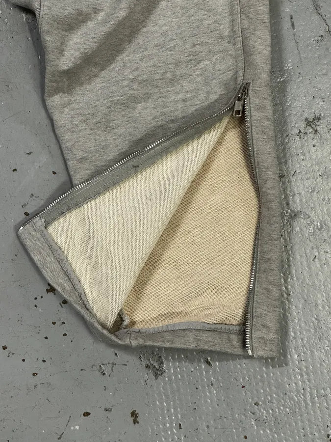 AW2021 Maison Margiela Grey Zip Jogger Pants XFEKbzD 8
