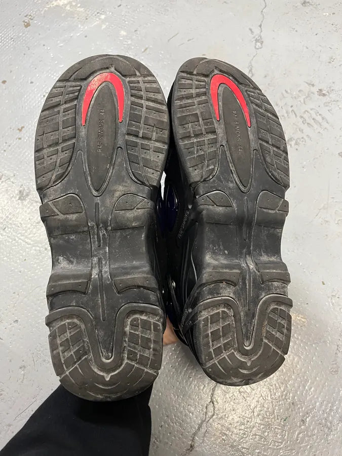 AW2021 Raf Simons Cylon Black Suede Leather Sneakers ghWQbCy 7