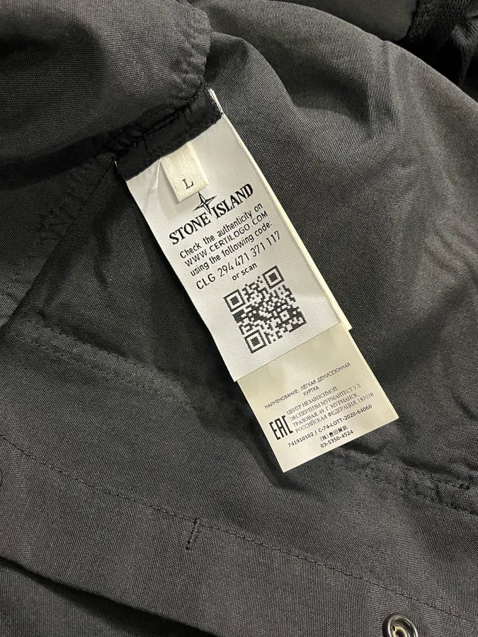 AW2021 Stone Island Black Light Windbreaker Jacket wGHqkkI 14