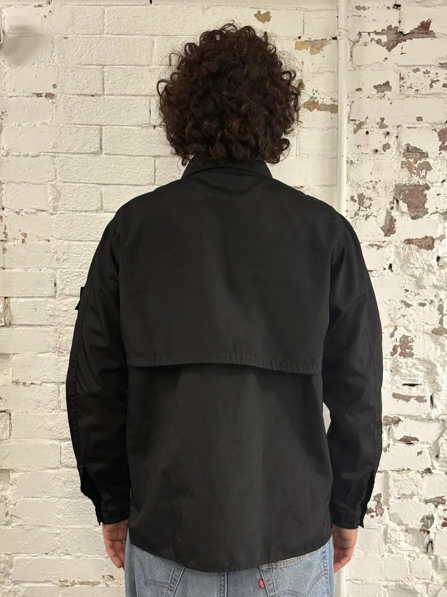 AW2021 Stone Island Black Light Windbreaker Jacket wGHqkkI 2