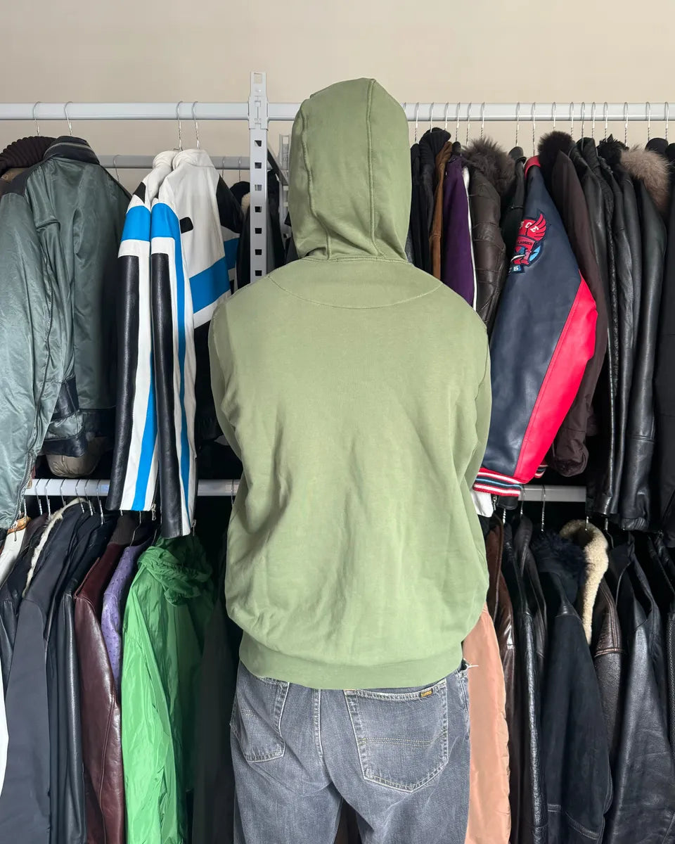 AW2021 Stone Island Olive Hooded Sweater (XL) gMJjSsX 3