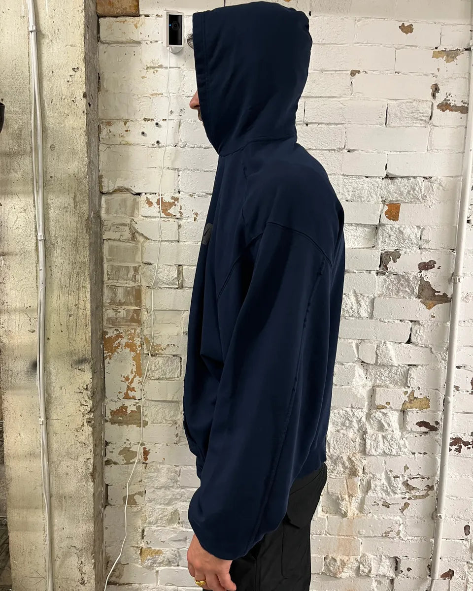 AW2022 Balenciaga Oversized Navy Hoodie by Demna uzVXtMf 2