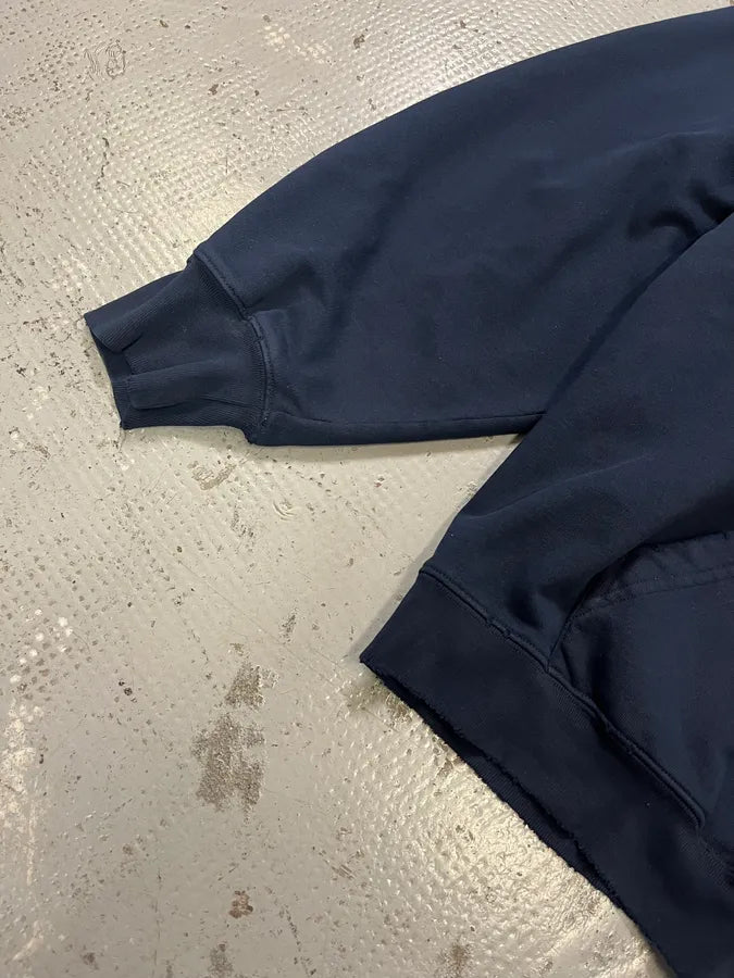 AW2022 Balenciaga Oversized Navy Hoodie by Demna uzVXtMf 6