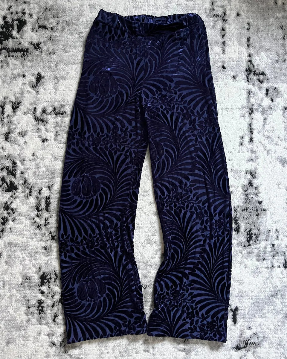 AW2022 Jil Sander Velvet Trouser Marine beVZyfh 0