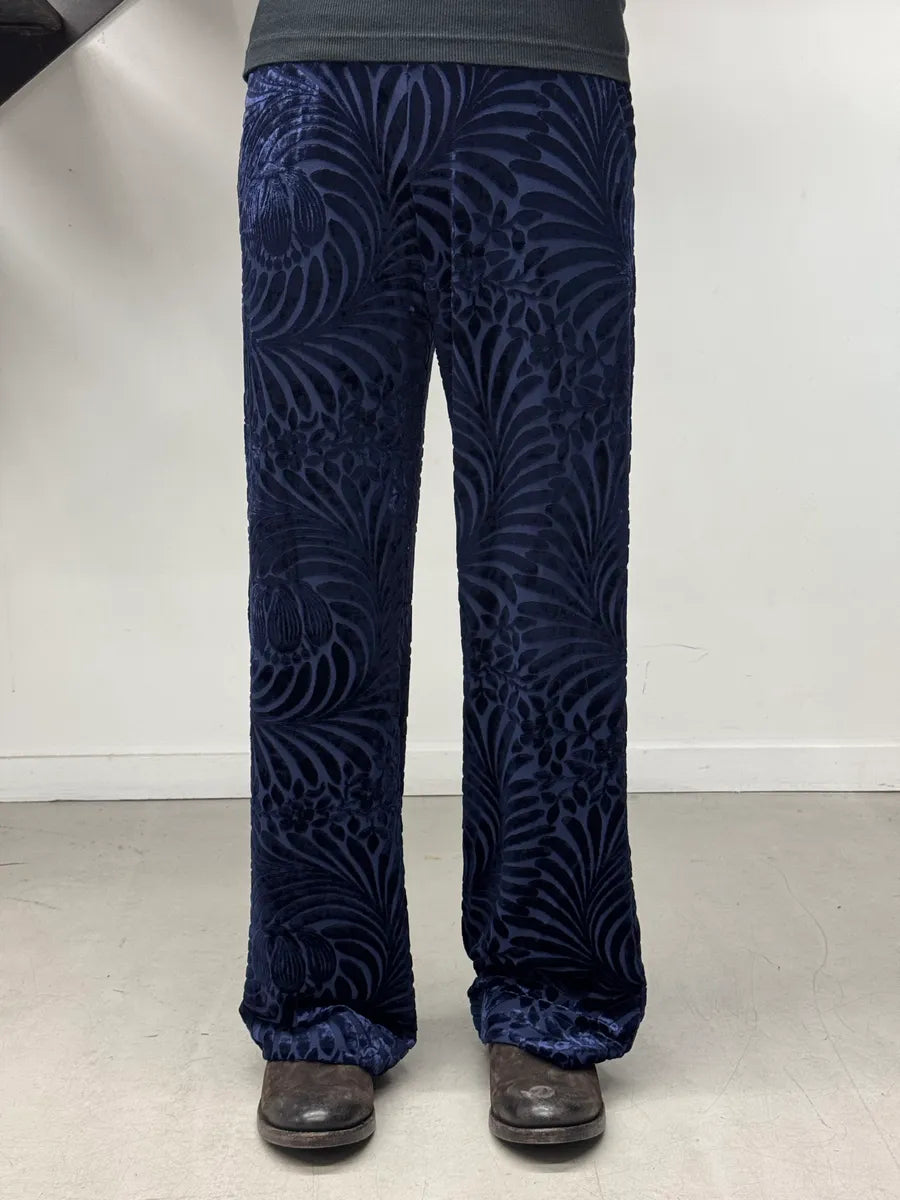 AW2022 Jil Sander Velvet Trouser Marine beVZyfh 1