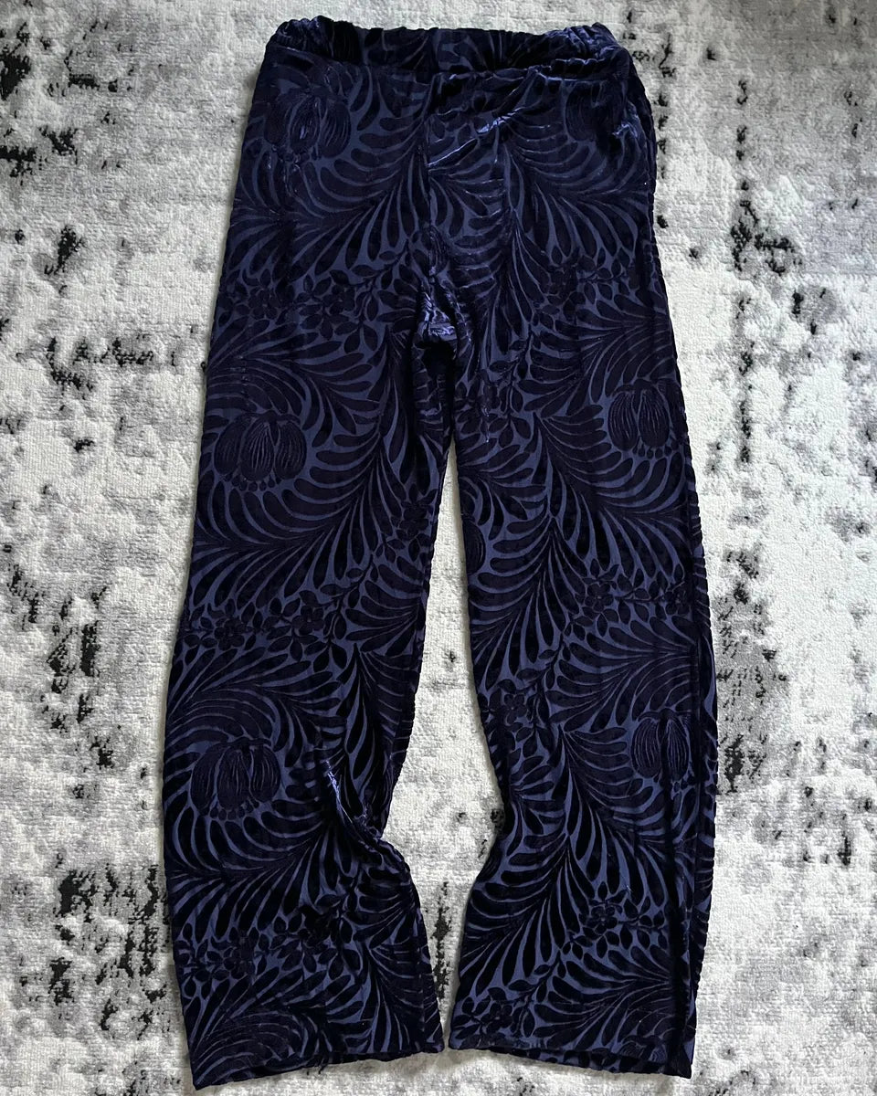 AW2022 Jil Sander Velvet Trouser Marine beVZyfh 1