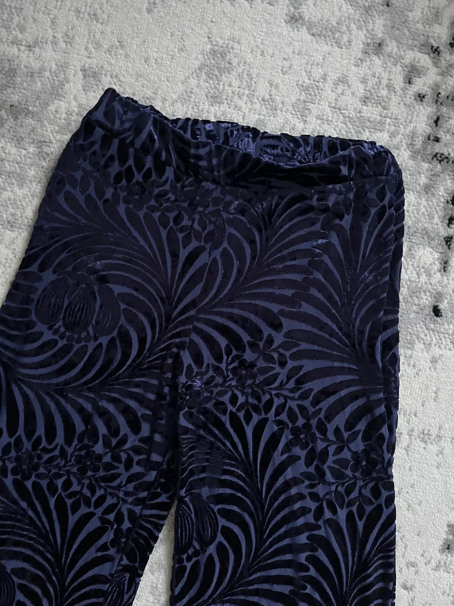 AW2022 Jil Sander Velvet Trouser Marine beVZyfh 3