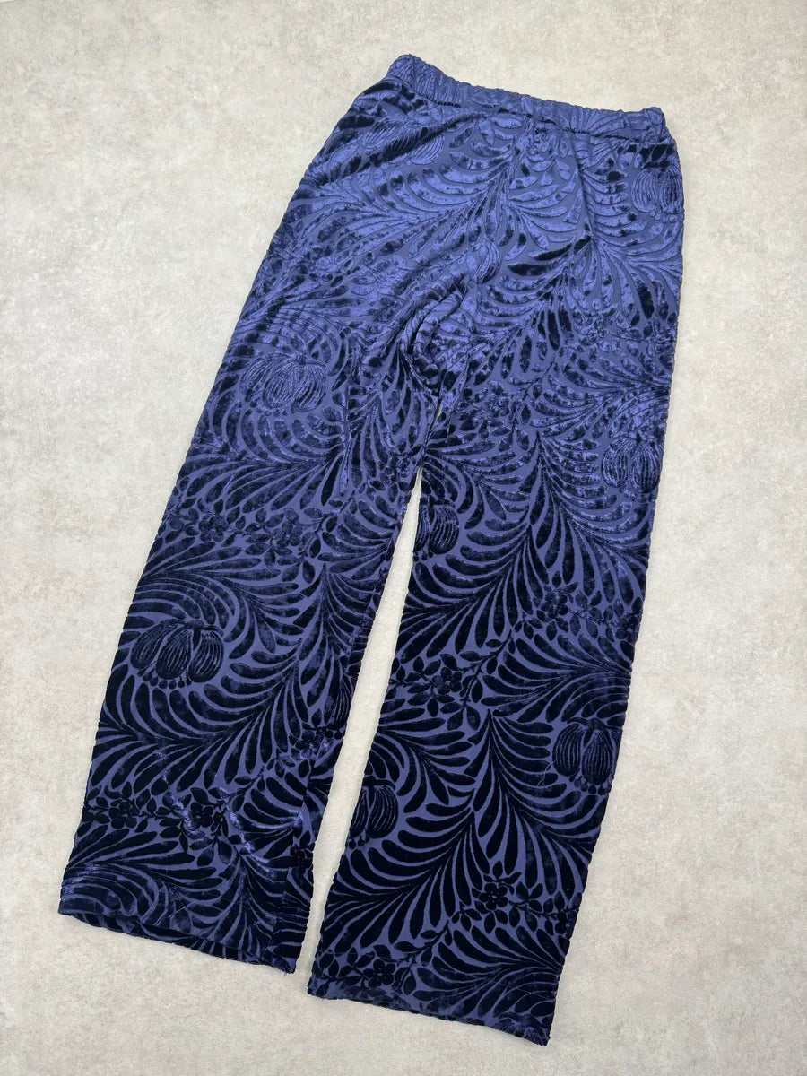 AW2022 Jil Sander Velvet Trouser Marine beVZyfh 4