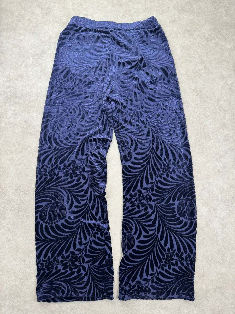 AW2022 Jil Sander Velvet Trouser Marine beVZyfh 5