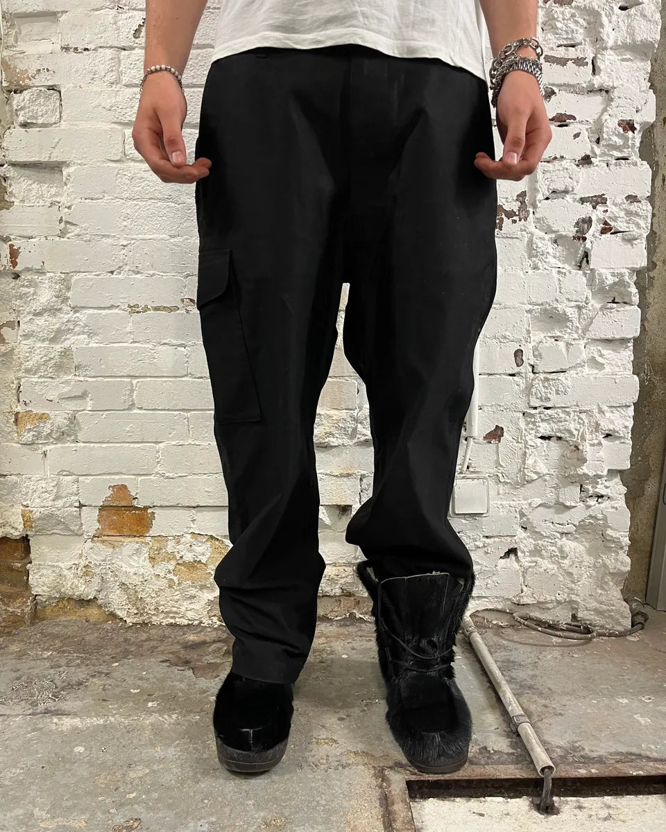 AW2022 Junya Watanabe Worker Black Cargo Pants VSYqbbl 1