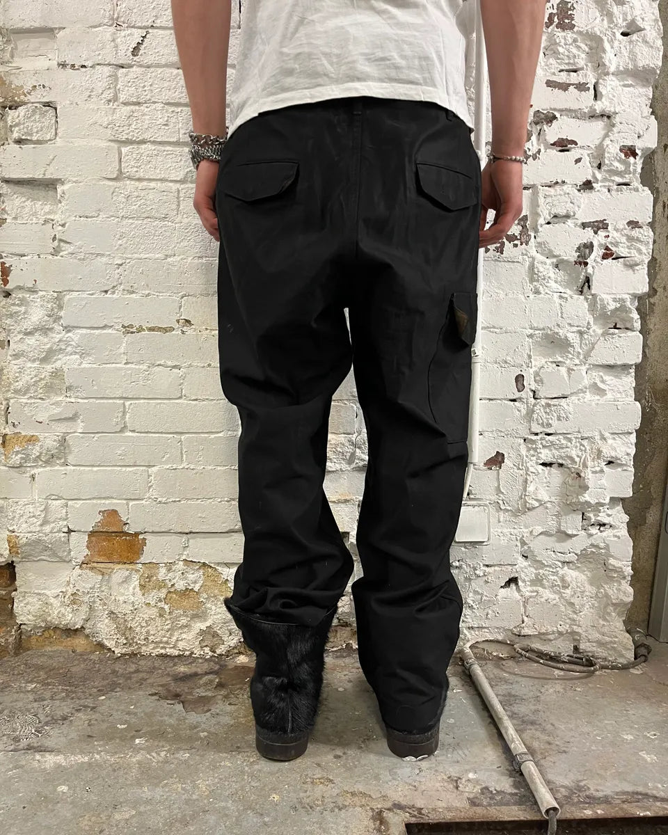 AW2022 Junya Watanabe Worker Black Cargo Pants VSYqbbl 3