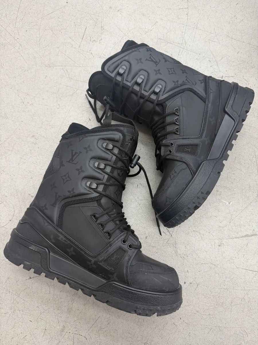 AW2022 Louis Vuitton Black Trainer Snow High Boots HRWEljV 5
