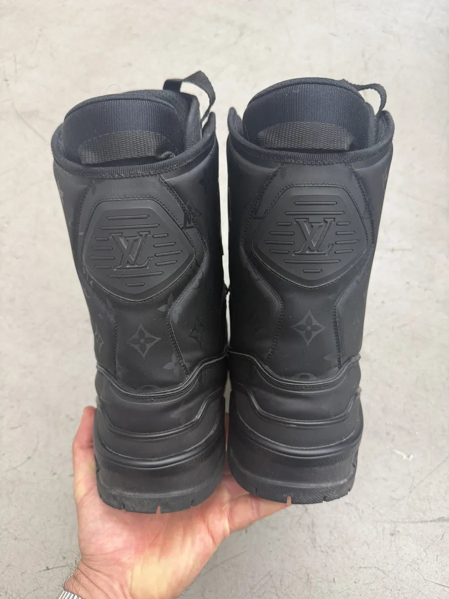 AW2022 Louis Vuitton Black Trainer Snow High Boots HRWEljV 6
