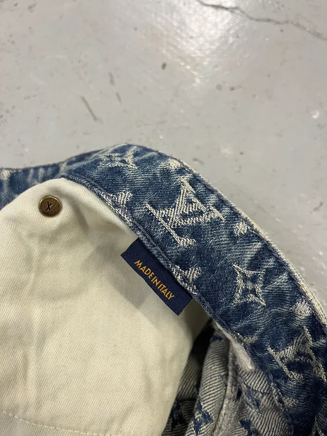 AW2022 Louis Vuitton Monogram Abstract Blue Jeans VpwnMXL 12