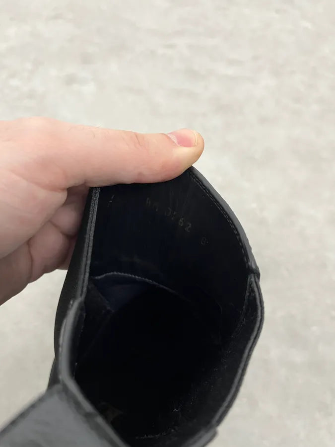 AW2022 Louis Vuitton Ornamented Sole Black Boots ZJIwjUl 7