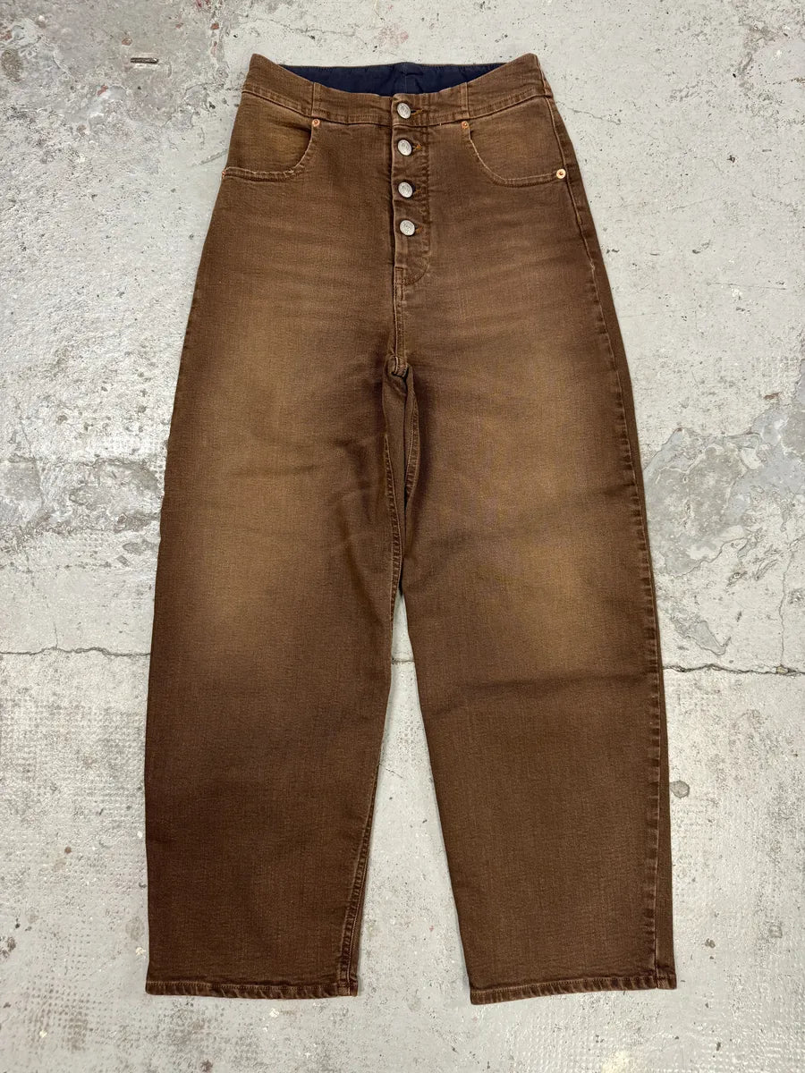 AW2022 Maison Margiela Brown Cozy Jeans qCmnkkP 0