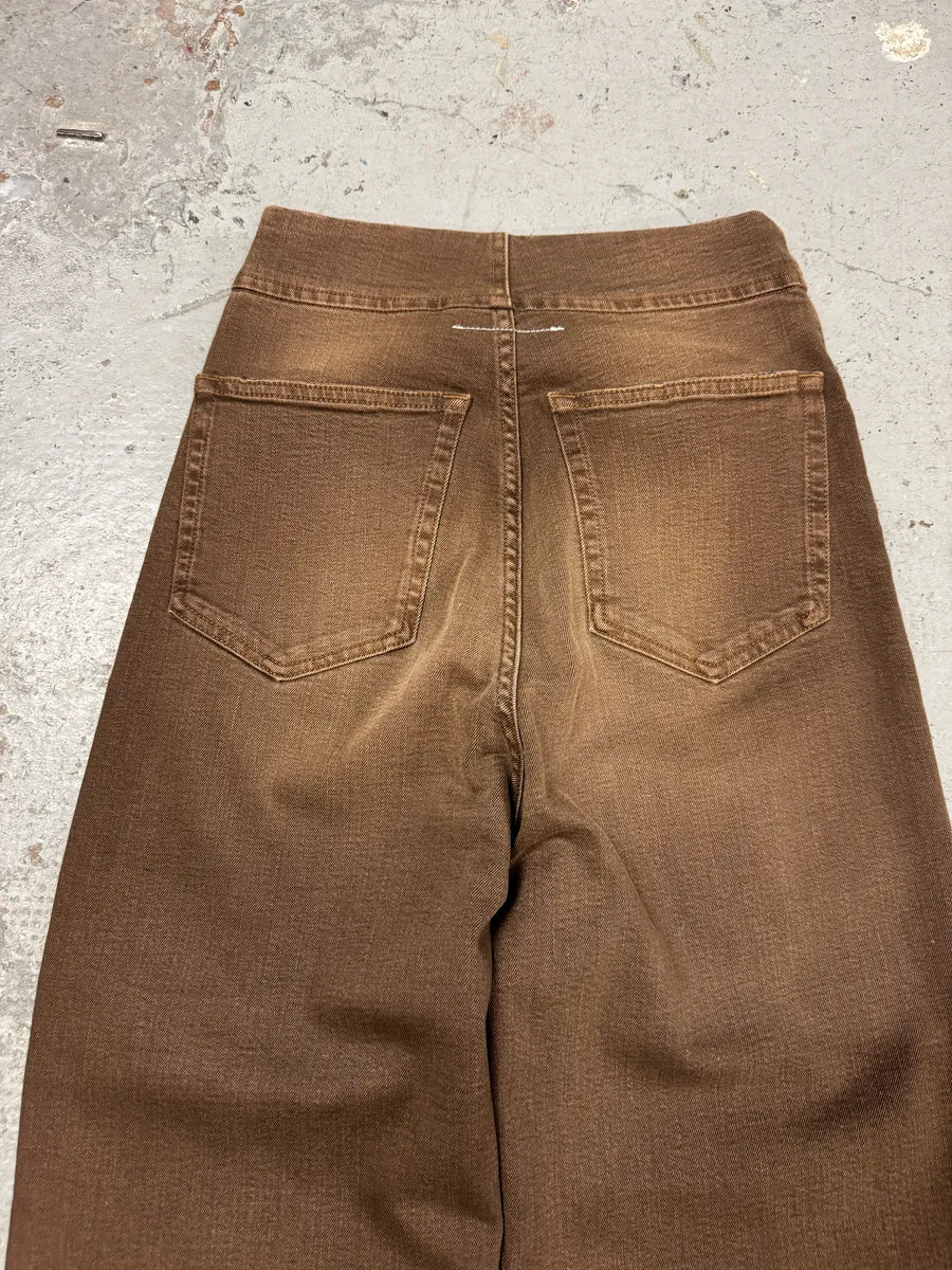 AW2022 Maison Margiela Brown Cozy Jeans qCmnkkP 12