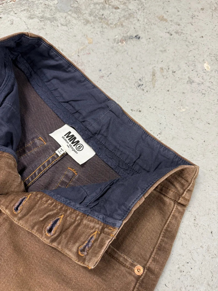 AW2022 Maison Margiela Brown Cozy Jeans qCmnkkP 7