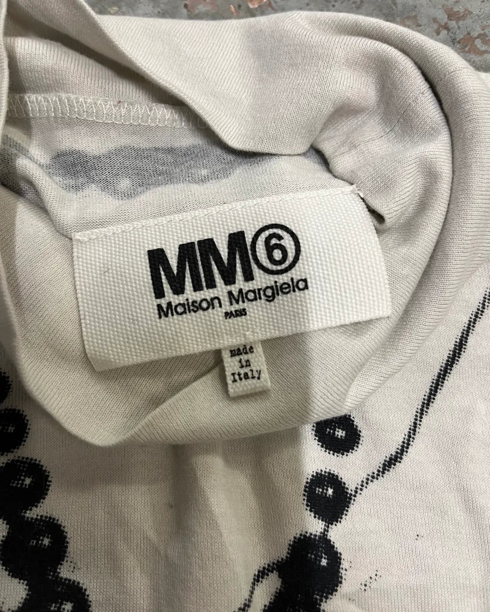 AW2022 Maison Margiela White Trompe LOeil Turtleneck Longsleeve YICuISe 8