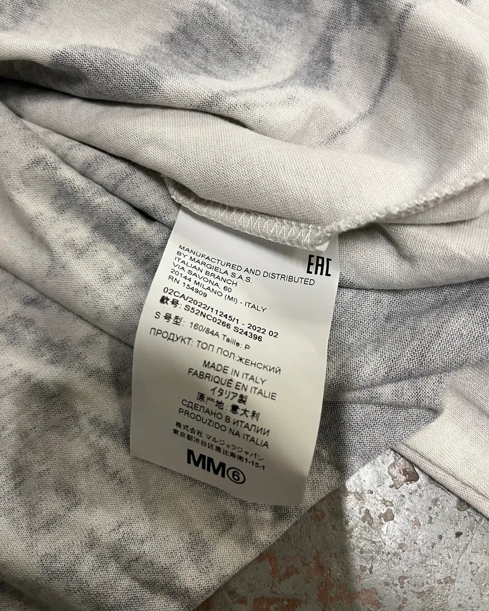 AW2022 Maison Margiela White Trompe LOeil Turtleneck Longsleeve YICuISe 9