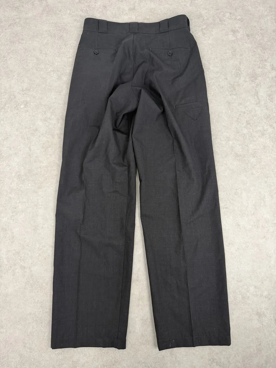 AW2022 Prada Grey Signature Classy Cozy Pants IeTxKzR 4