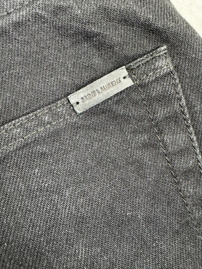 AW2022 Saint Laurent Black Premium Denim Jeans oPLBNgC 10