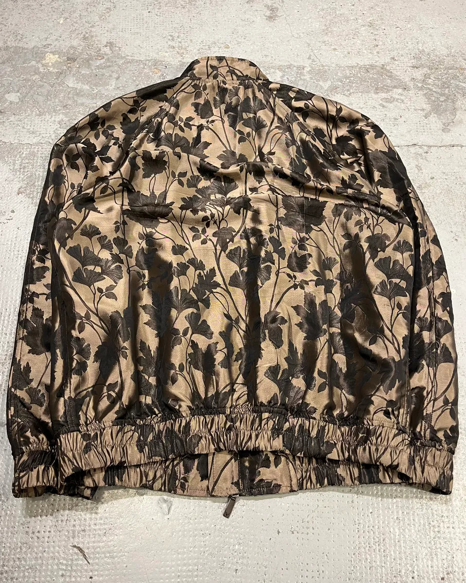 AW2023 Emporio Armani Floral Print Black & Beige Bomber Jacket LtnlfIF 6
